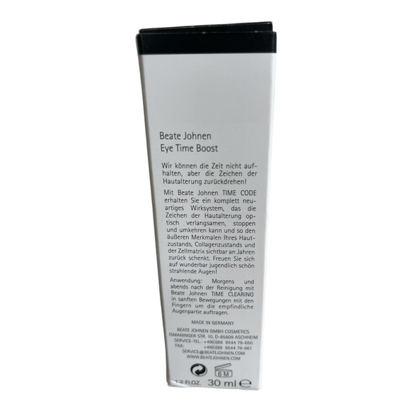 Beate Johnen BJ Time Code Eye Boost 1.2 fl oz Anti Aging New - Picture 3 of 5